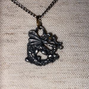 Vintage Gallo dragon necklace